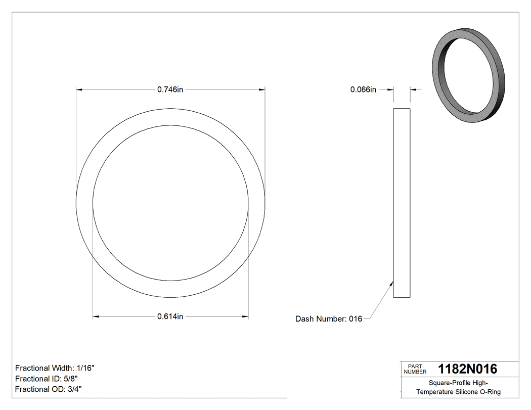 Technical drawing - 1182N016